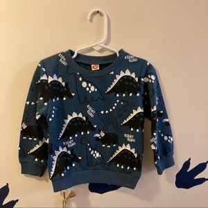 Toddler Boy Graphic Dinosaur Crewneck Size 24 Months